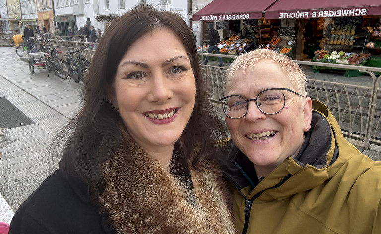Unsere Stadtratskandidatinnen Manuela Schönherr (Platz 8) und Ira Habermeyer (Platz 10)