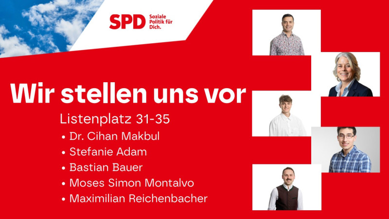 Kandidaten für den Stadtrat - Plätze 17-19
