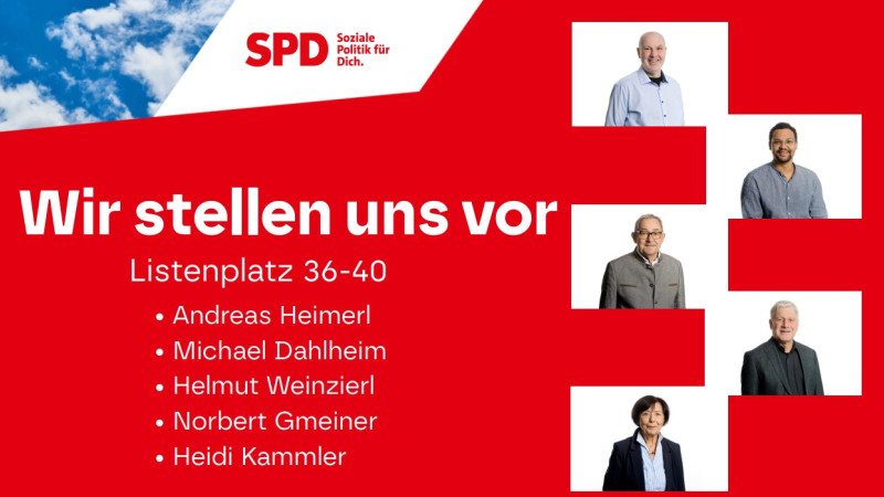 Kandidaten für den Stadtrat - Plätze 17-19