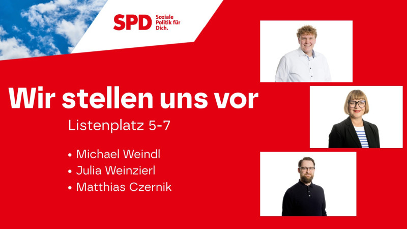 Kandidaten für den Stadtrat - Plätze 5-7