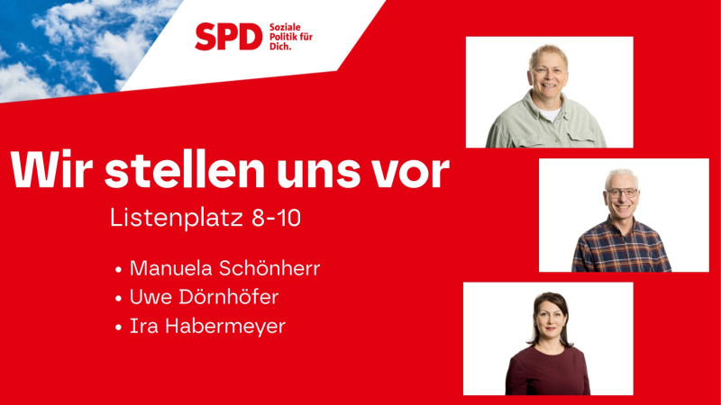 Kandidaten für den Stadtrat - Plätze 5-7