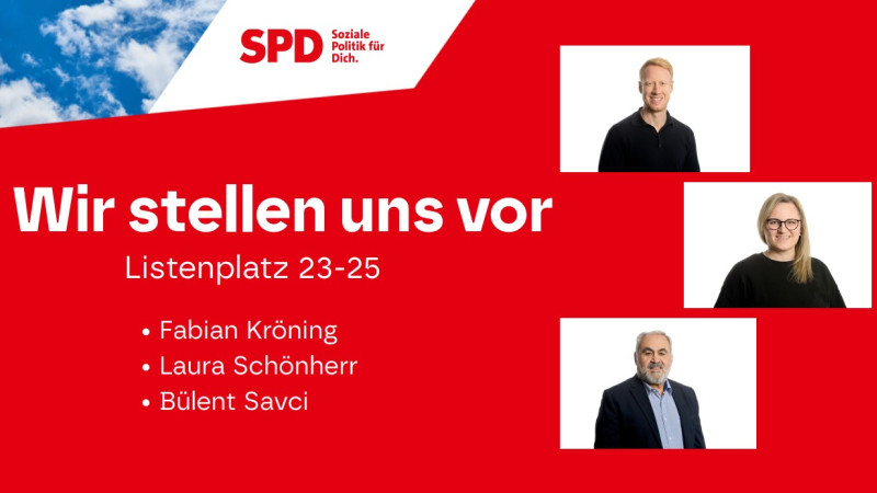 Kandidaten für den Stadtrat - Plätze 17-19